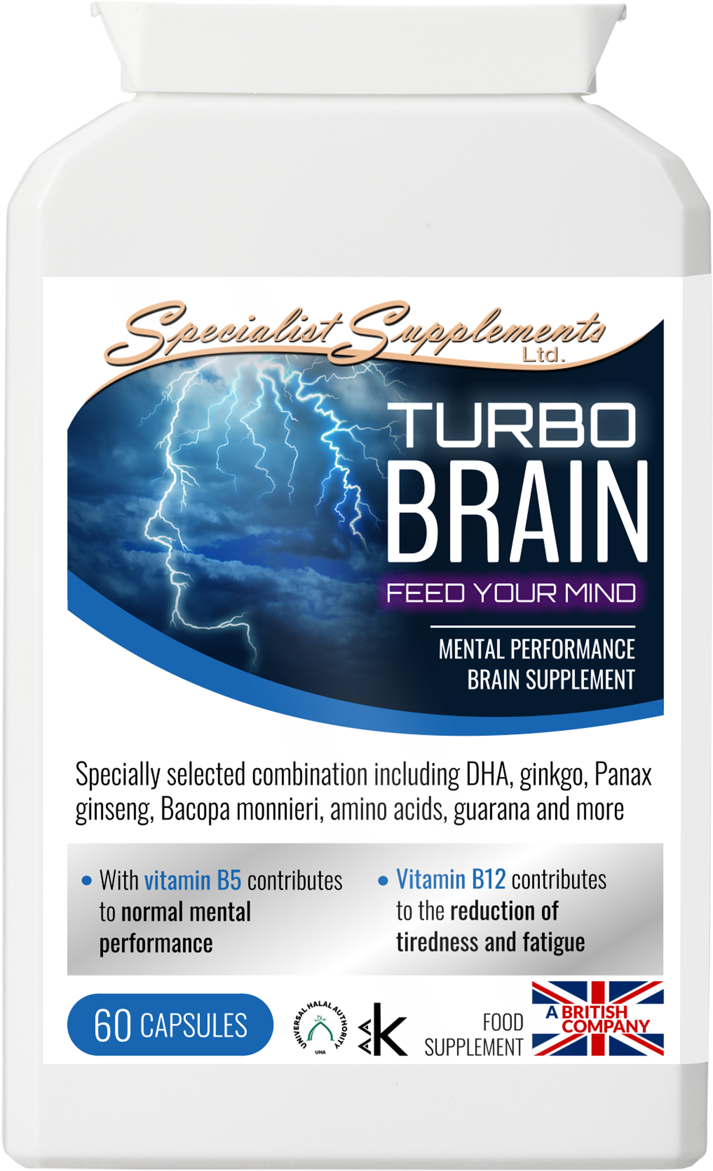 Wholesale private label turbo brain capsules
